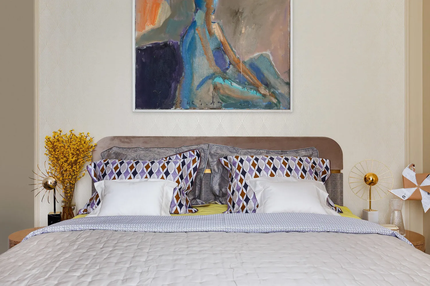 照片:现代风格卧室,Gid,Home Emotions Studio,朱莉娅·萨福诺娃,奥列格莎·贝雷佐夫斯卡娅,朱莉娅·考夫尔德特,阿丽娜·特洛伊洛娃——照片在我们网站上