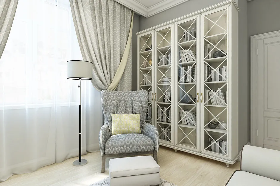 Foto: Wohnzimmer im Stil Modern, Kinderzimmer, Schlafzimmer, Provence und Countryside, Loft, Skandinavisch, Wohnung, Tipps, Minimalismus, bis zu 40 qm – Fotos auf unserer Website