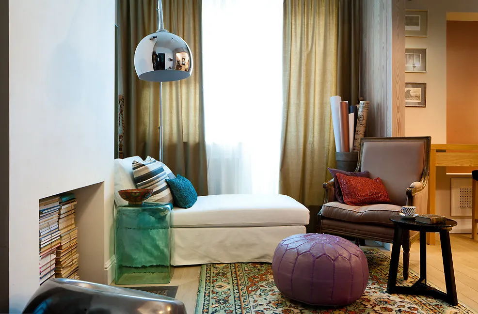 照片:北欧风格卧室,小公寓,技巧,伊琳娜·克拉申尼科娃 – 我们网站上的照片