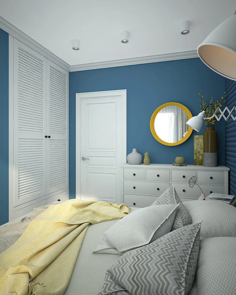 Foto: Schlafzimmer im Stil Modern, Wohnzimmer, Kinderzimmer, Provence und Countryside, Loft, Skandinavisch, Wohnung, Tipps, Minimalismus, bis zu 40 qm – Fotos auf unserer Website