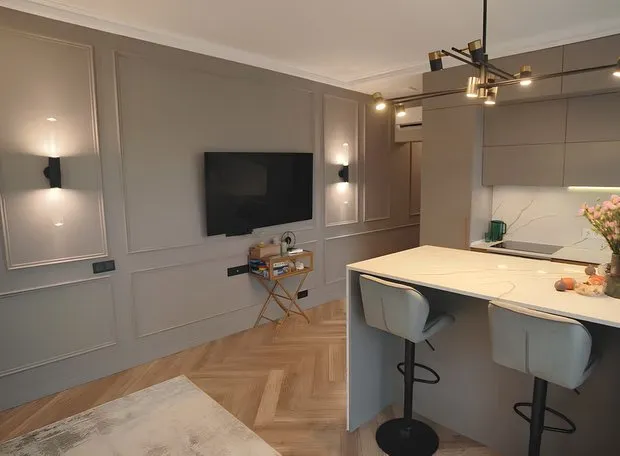 Foto: im Stil von Trasher, Wohnung, Renovierung in der Praxis, 3 Zimmer, 60-90 Quadratmeter – Fotos auf unserer Website