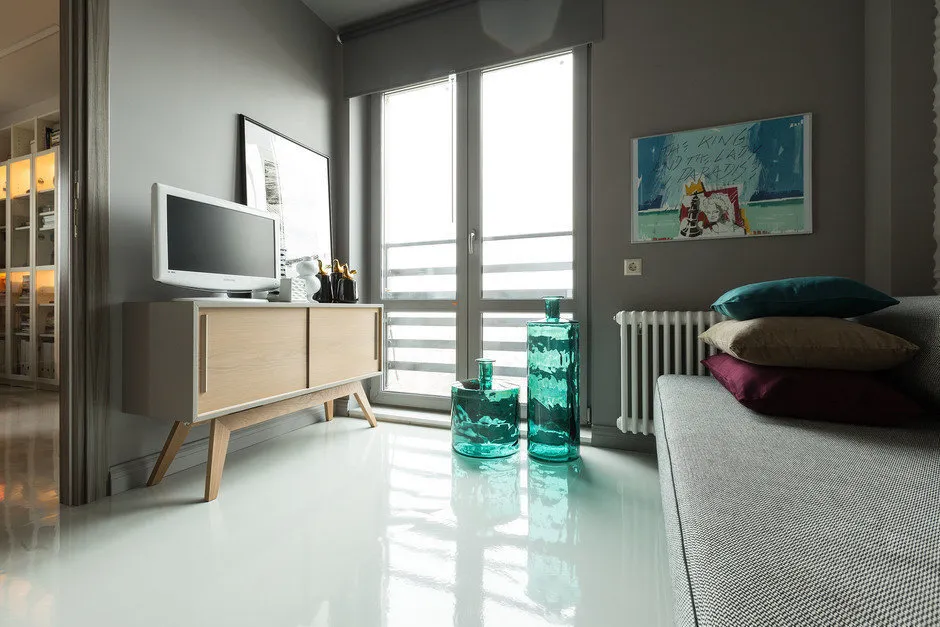 照片:北欧风格客厅,小公寓,技巧,伊琳娜·克拉申尼科娃 – 我们网站上的照片