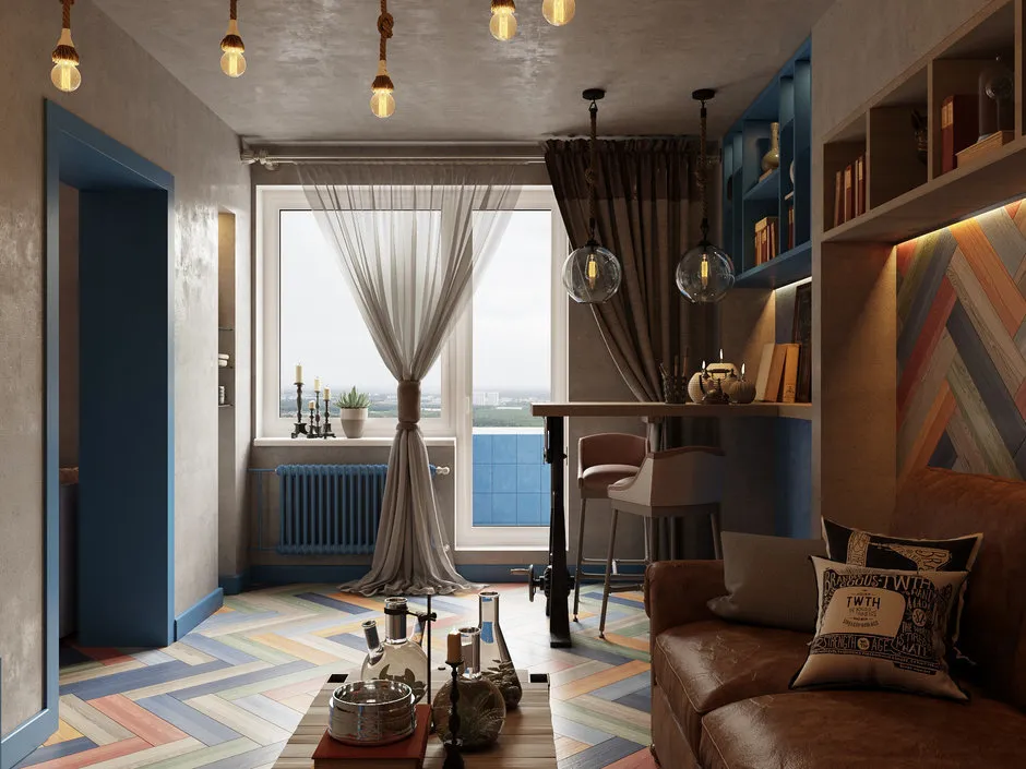 Foto: in Stil, Wohnzimmer, Kinderzimmer, Schlafzimmer, Provence und Countryside, Loft, Skandinavisch, Modern, Wohnung, Tipps, Minimalismus, bis zu 40 qm – Fotos auf unserer Website