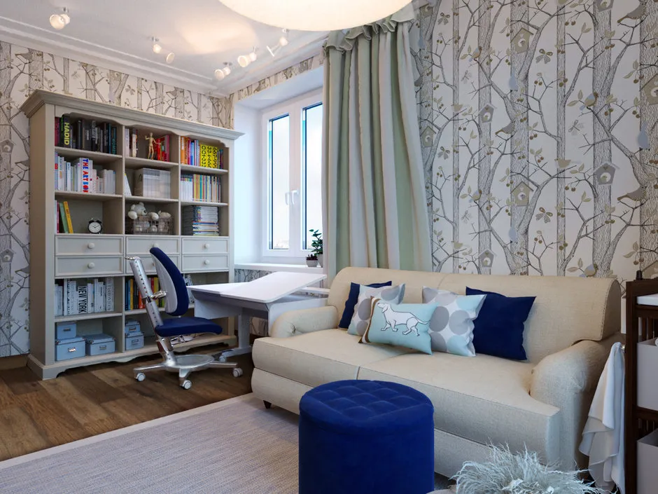 Foto: in Stil, Wohnzimmer, Kinderzimmer, Schlafzimmer, Provence und Countryside, Loft, Skandinavisch, Modern, Wohnung, Tipps, Minimalismus, bis zu 40 qm – Fotos auf unserer Website