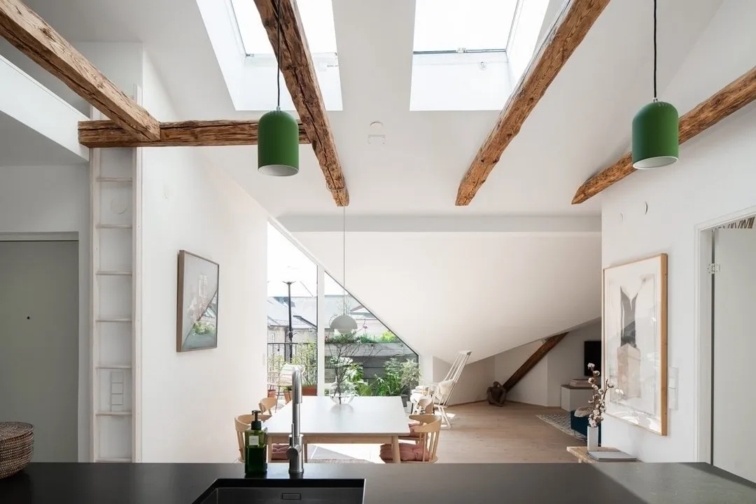 照片:斯堪的纳维亚风格厨房和餐厅,室内装饰,瑞典,2间房 – 我们网站上的照片