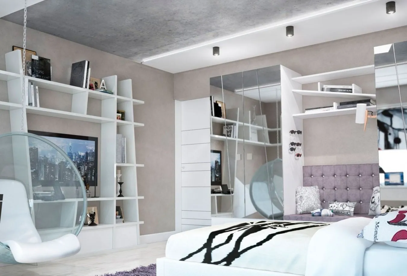 Фото: Спальня в сучасному стилі, Поради – фото на нашому сайті