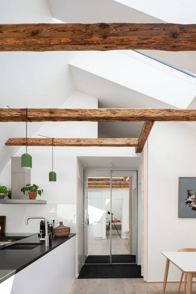 照片:斯堪的纳维亚风格厨房和餐厅,室内装饰,瑞典,2间房 – 我们网站上的照片