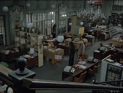 Cuadro de la película "Romance de oficina"