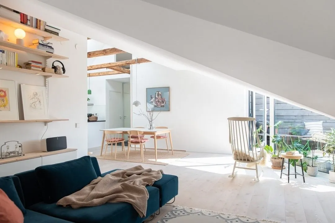 照片:斯堪的纳维亚风格客厅,室内装饰,瑞典,2间房 – 我们网站上的照片