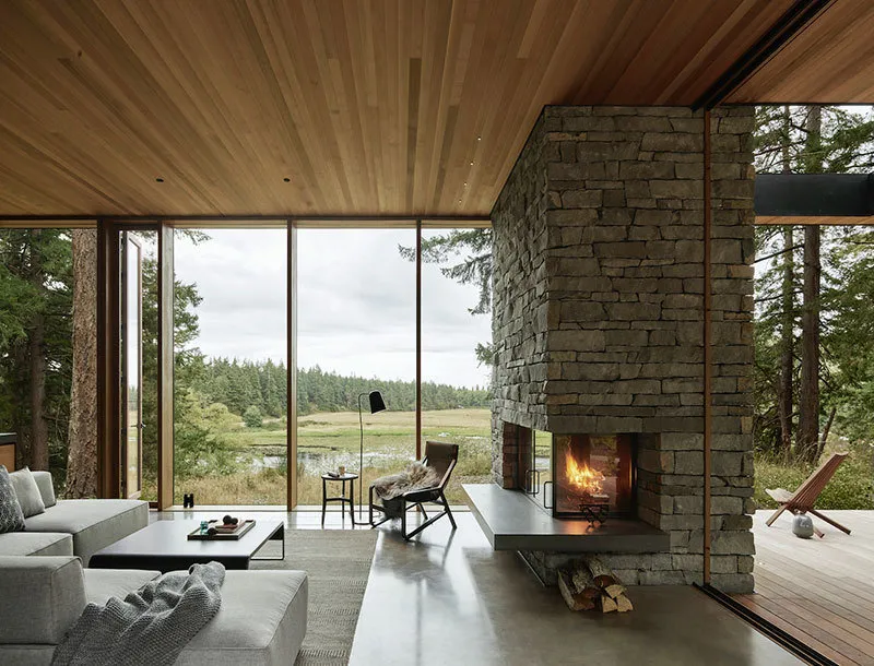 照片:极简主义风格客厅、现代、房屋、米色、灰色、家居与小屋 – 网站上的照片