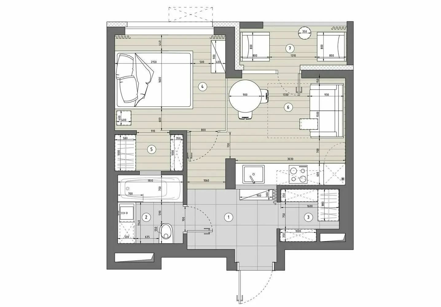 Foto: in Stil, Tipps, 1 Zimmer, bis zu 40 m² – Fotos auf unserer Website