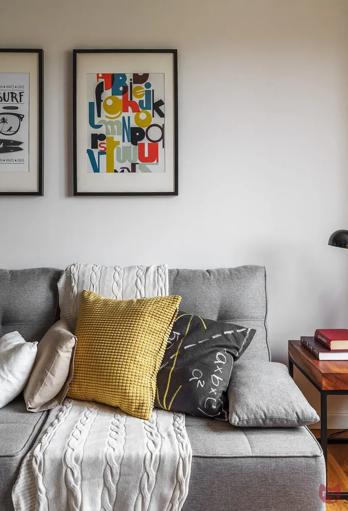 照片：北欧风格客厅，如何让室内更温馨的技巧，舒适家居，如何营造温馨氛围，Leroy Merlin – 我们网站上的照片