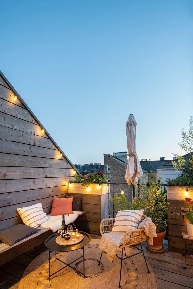 Photo : Balcon en style Éco, Décoration d'intérieur, Suède, 2 pièces – photo sur notre site