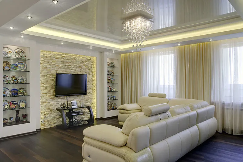 Photo: Living Room in Modern Style, Tips – photos on our website