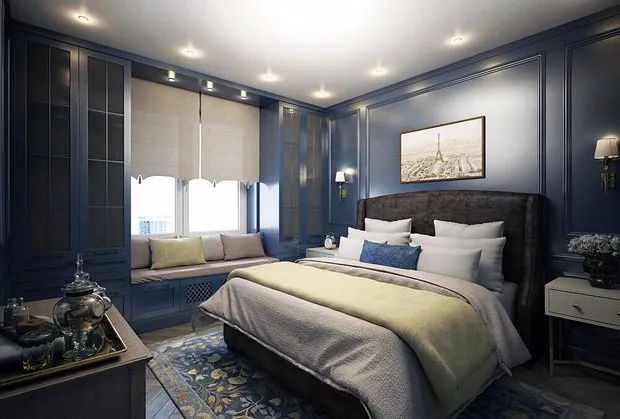 照片：斯堪的纳维亚风格卧室，采访，Alexey Lazary – 网站上的照片