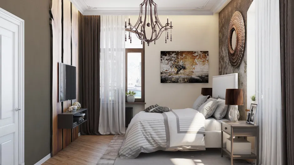 Foto: Dormitorio en estilo Moderno, Clásico, Loft, Ecléctico, Decoración y DIY, Apartamento, Decoración, Ecológico, enciclopedia_decor – foto en nuestro sitio web