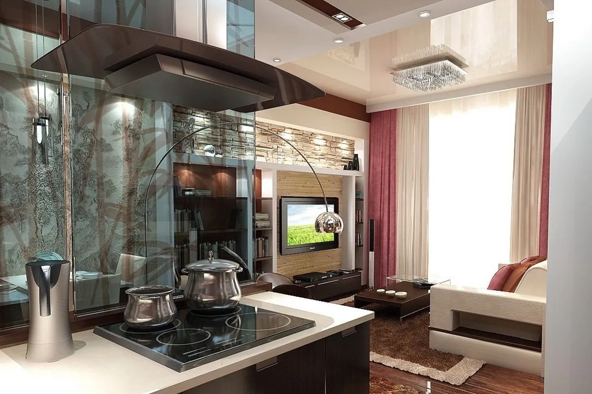 Photo: Living Room in Modern Style, Tips – photos on our website