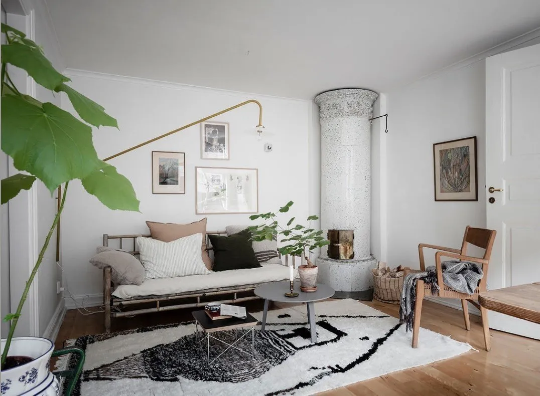 照片:斯堪的纳维亚风格客厅,瑞典,指南,斯堪的纳维亚室内设计 – 我们网站上的照片