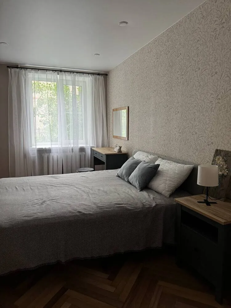 Foto: Dormitorio en estilo Escandinavo, Moderno, Apartamento, Proyecto del día, San Petersburgo, Krushchev, 2 habitaciones, 40-60 metros, Anna Karacheva – fotos en nuestro sitio web