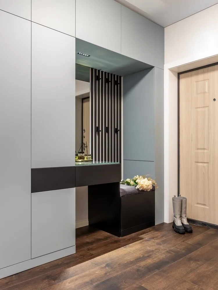 Foto: Entrada en estilo Moderno, Apartamento, Proyecto de la Semana, 3 habitaciones, 60-90 metros, Ufa, Ksenia Lanina – foto en nuestro sitio web