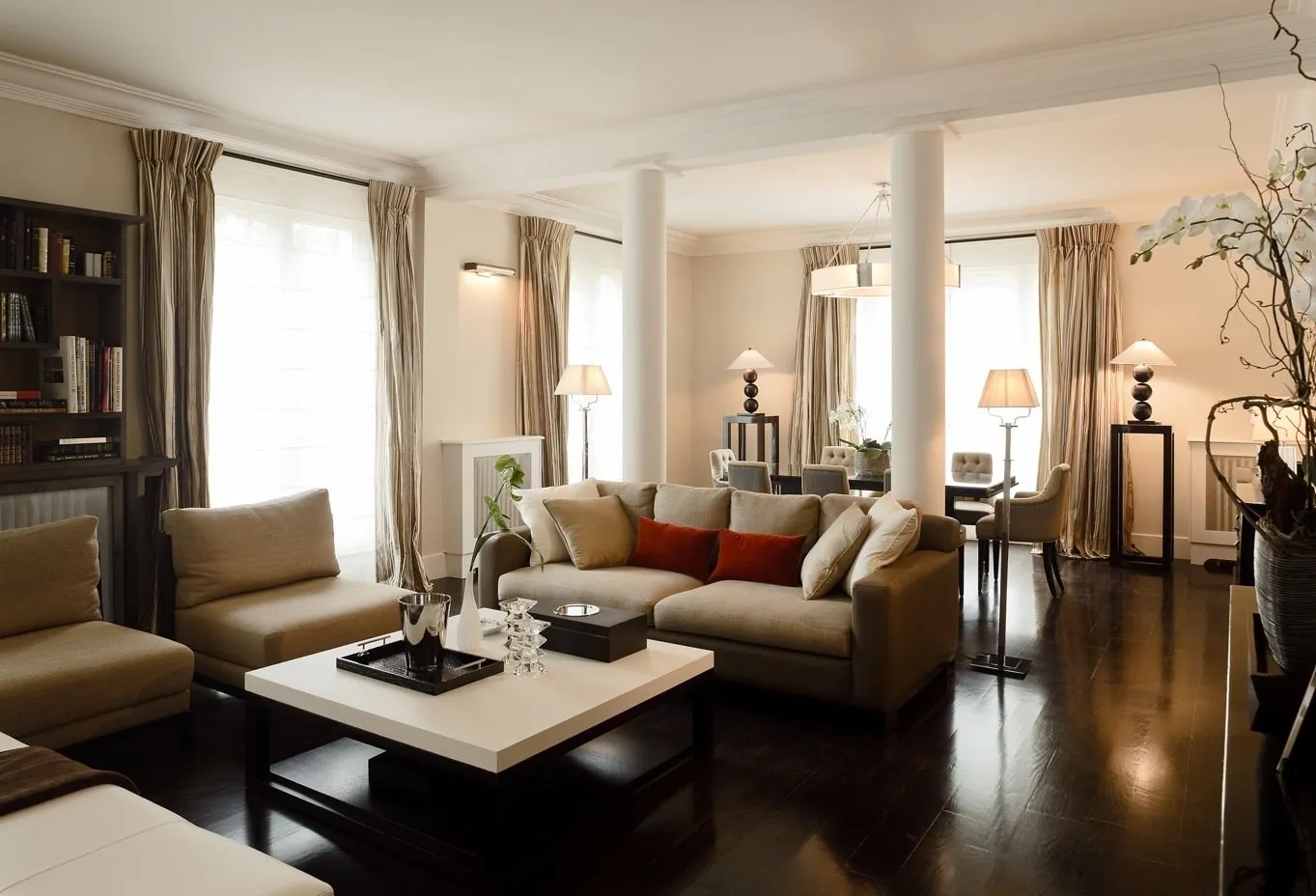 Foto: Wohnzimmer im modernen Stil, Tipps – Foto auf unserer Website