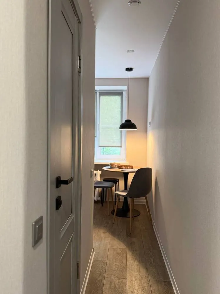 Foto: Cocina y comedor en estilo Escandinavo, Moderno, Apartamento, Proyecto del día, San Petersburgo, Krushchev, 2 habitaciones, 40-60 metros, Anna Karacheva – fotos en nuestro sitio web