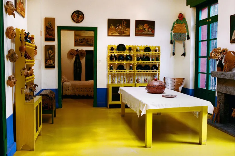 照片：普罗旺斯与乡村风格厨房和餐厅，装饰与DIY，房屋，蓝屋，墨西哥，家居与小屋，墨西哥城，弗里达·卡罗 – 我们网站上的照片