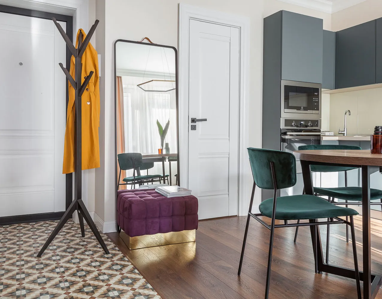 Foto: im Stil , Tipps, Zonierung, funktionelle Einzimmerwohnung, kleine Wohnung – Fotos auf unserer Website