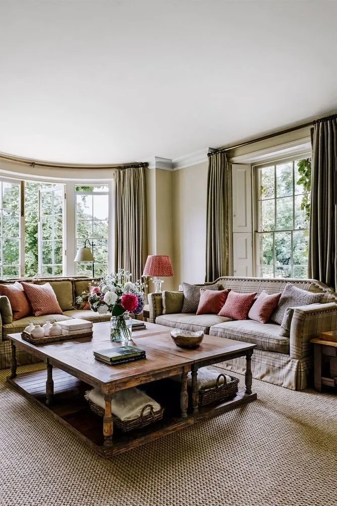 照片:普罗旺斯和乡村风格的客厅,室内装饰,房屋,英国 – 我们网站上的照片