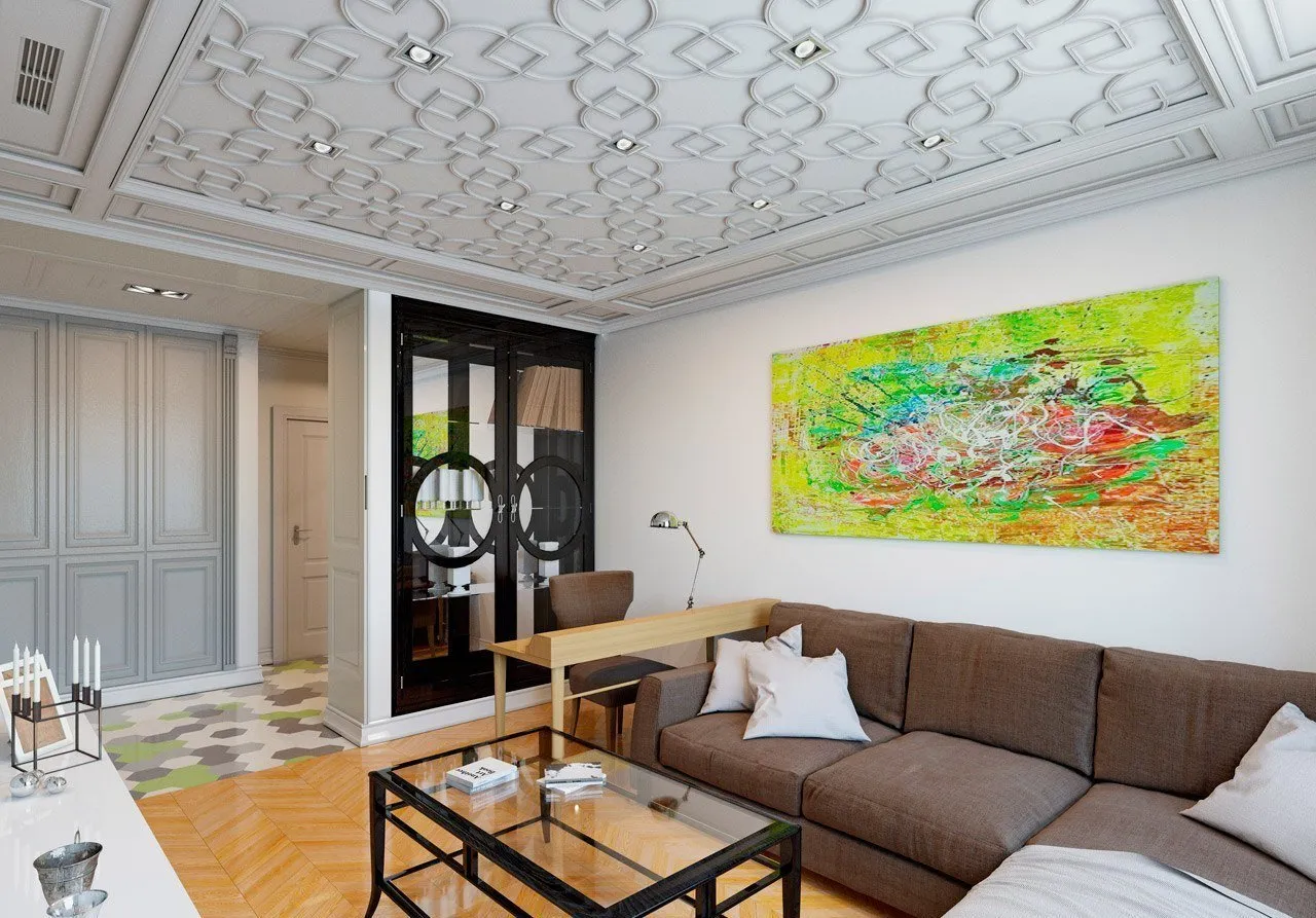 Photo: Living Room in Modern Style, Tips – photos on our website