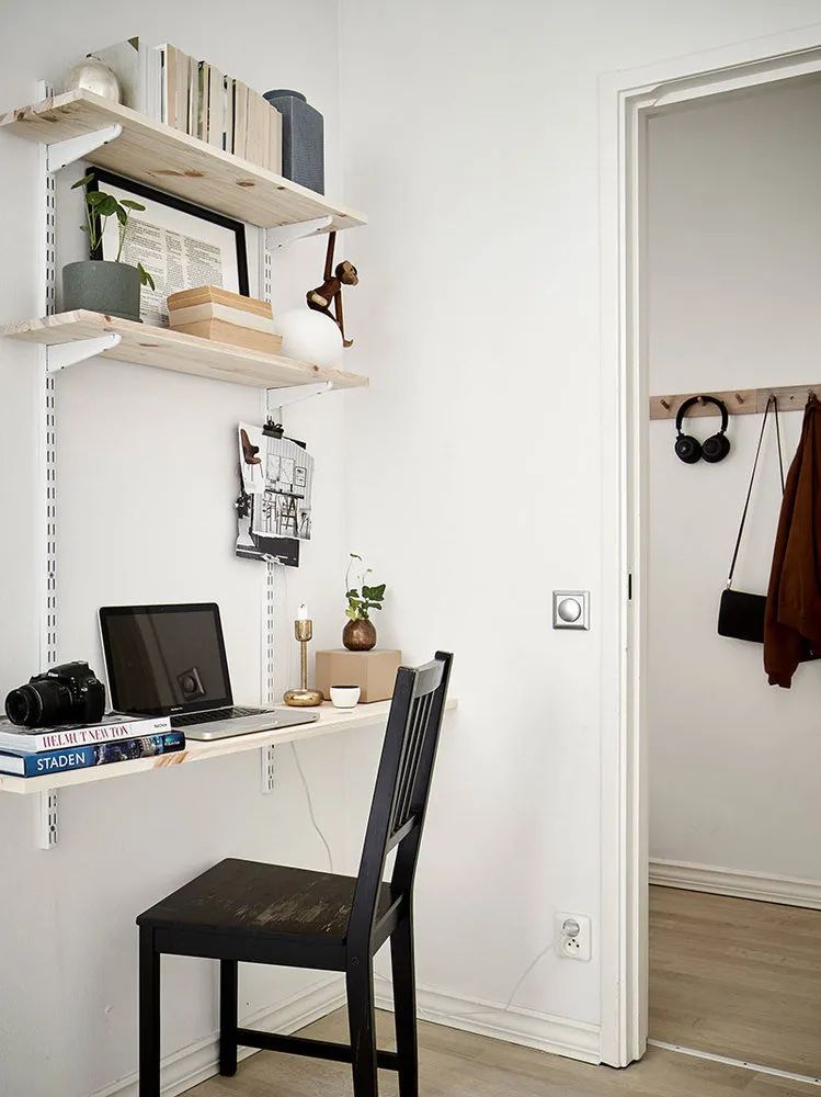 Foto: Habitación en estilo nórdico, Decoración de interiores, Apartamento, Suecia, Gotemburgo, 2 habitaciones – foto en nuestro sitio web