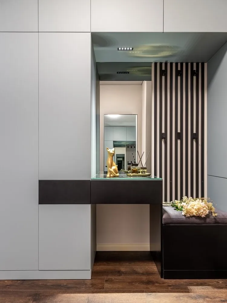 Foto: Entrada en estilo Moderno, Apartamento, Proyecto de la Semana, 3 habitaciones, 60-90 metros, Ufa, Ksenia Lanina – foto en nuestro sitio web