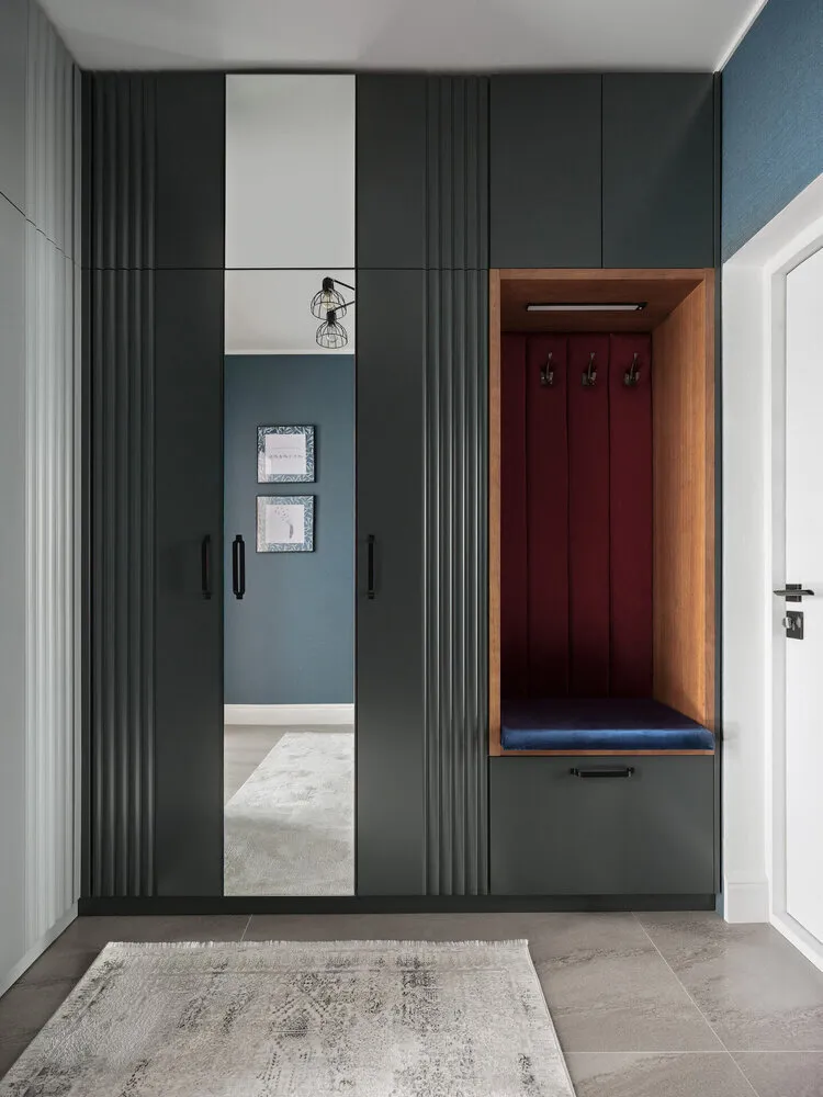 Photo : en style , Entrée, Intérieur de chambre, Design d'intérieur, Conseils, idées pour une entrée, rénovation de corridor, design d'entrée petite, idées pour décorer une entrée, design d'entrée, comment disposer le mobilier dans un corridor, ergonomie de l'entrée, comment décorer une entrée, entrée pratique, petite entrée design, idées pour petite entrée, intérieur de corridor, organisation de l'espace dans une entrée – photo sur notre site