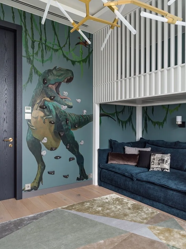 Foto: Habitación infantil en estilo moderno, Apartamento, Proyecto de la semana, Moscú, 4 habitaciones o más, Más de 90 metros cuadrados, #proyectosexclusivos, INRE – foto en nuestro sitio web