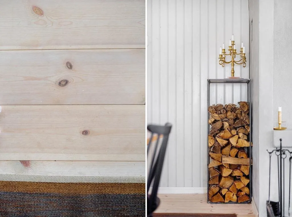 照片:现代、北欧风格房屋中的卧室,白色,极简主义,红色,灰色,家居与花园,40-60平方米 – 我们网站上的照片