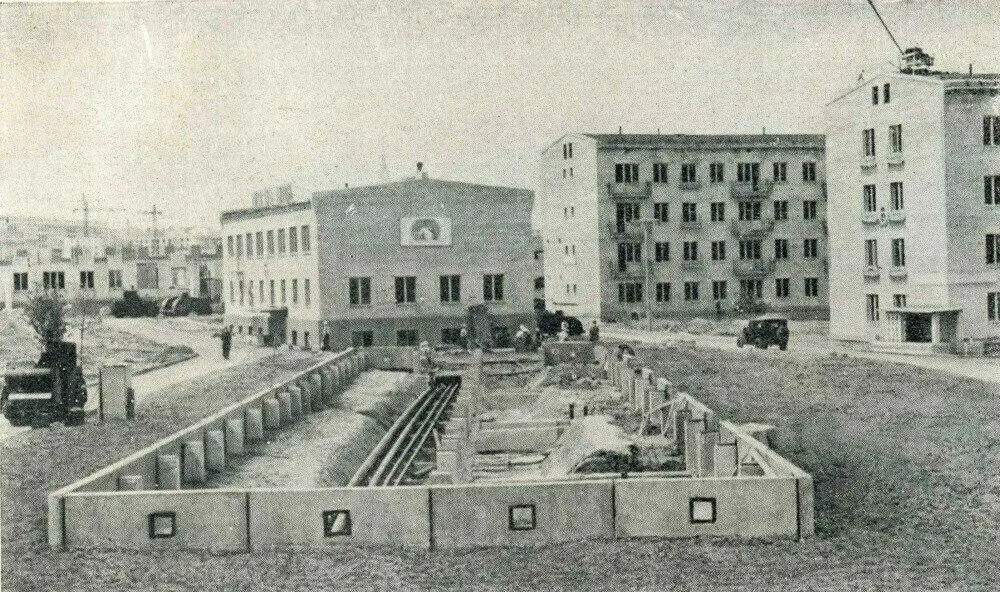 Foto: Cimiento del edificio №16. Sitio web www.pastvu.com.