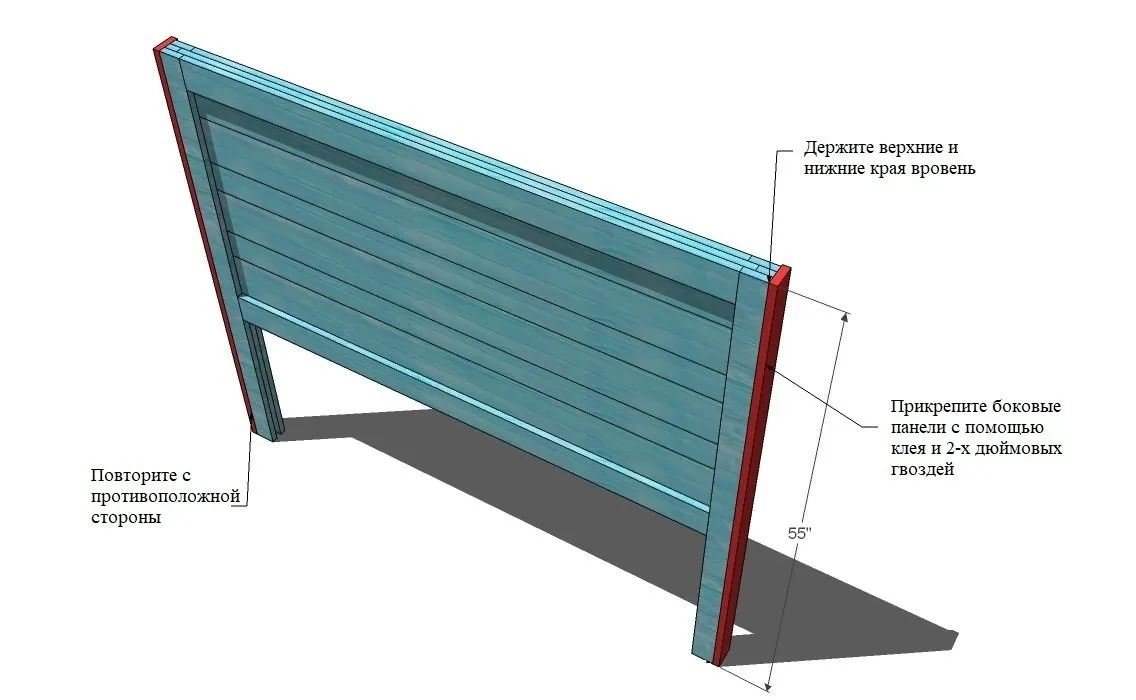 Фото: в стилі скандинавський, спальня, DIY, кровать у спальні, меблі – фото на нашому сайті