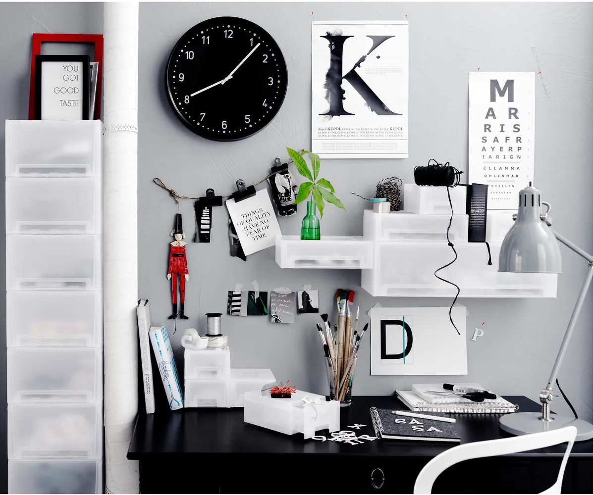 Zdjęcie: Pokój roboczy w stylu skandynawskim, Przewodnik, IKEA – zdjęcie na naszej stronie