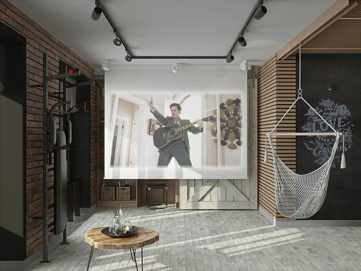 Photo : Salle de séjour dans un style Loft, Gid, Inessa Teranova, Eugénie Ermolaeva, Roman Plusnin, Bureau «Espace Commun», EEDS DESIGN, Ali Reza Nemati, STUDIO BAZI, Ira Nosova, Maria Puzanova – photo sur notre site