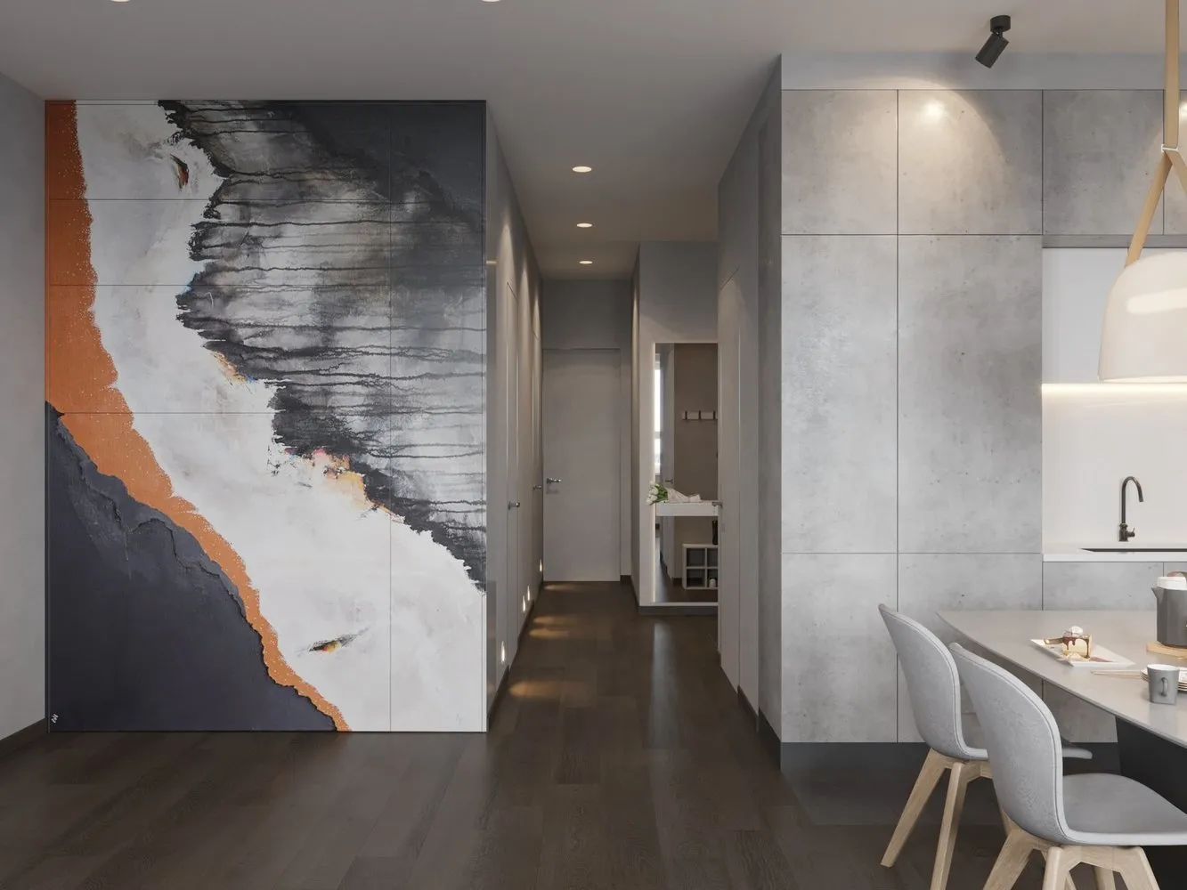 Photo : Cuisine et salle à manger dans un style Moderne, Gid, Inessa Teranova, Eugénie Ermolaeva, Roman Plusnin, Bureau «Espace Commun», EEDS DESIGN, Ali Reza Nemati, STUDIO BAZI, Ira Nosova, Maria Puzanova – photo sur notre site