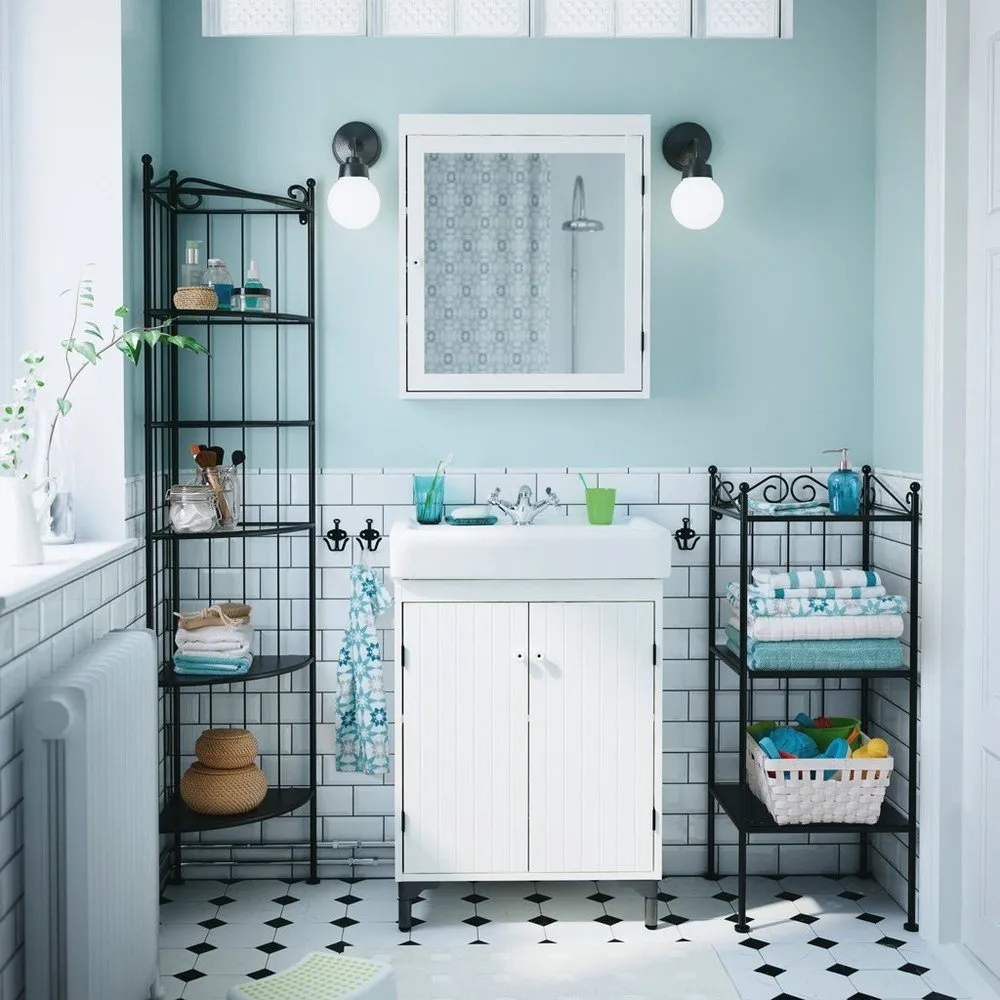 Zdjęcie: łazienka w stylu skandynawski, Gid, IKEA – zdjęcie na naszej stronie