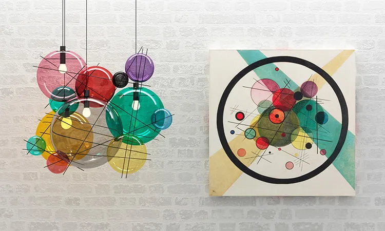 灯具 #Kandinsky。设计：Maxim Rubtsov