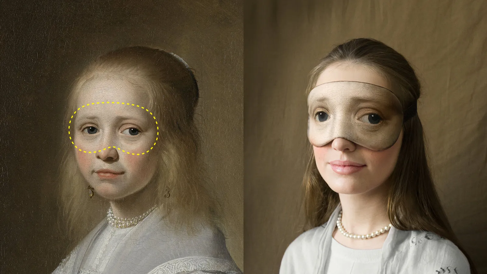 睡眠面具 “杰作从不入睡！”。设计：Leshа Limonov