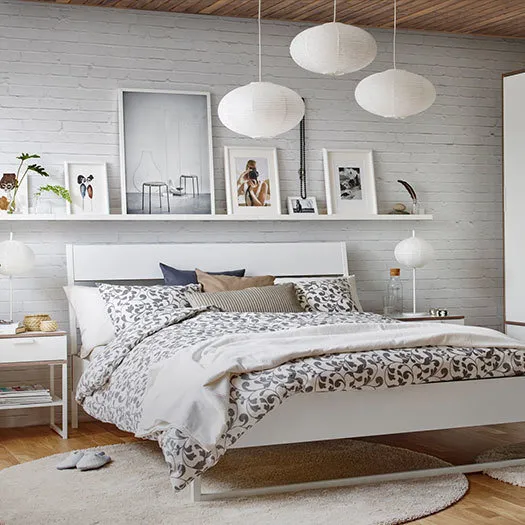 照片：北欧风格卧室，指南 – 我们网站上的照片