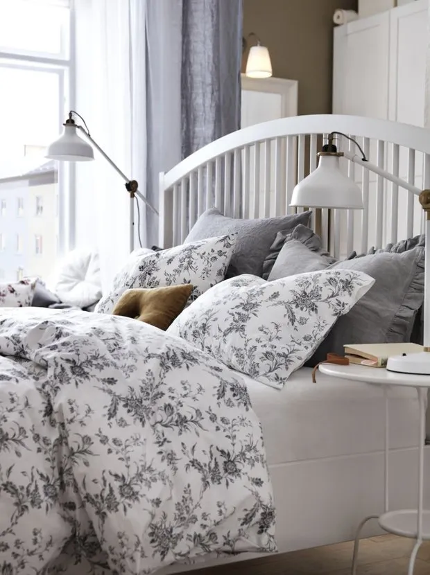 照片：北欧风格卧室指南，宜家 – 我们网站上的图片