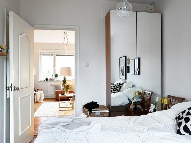 照片:北欧风格卧室,技巧 – 网站上的照片
