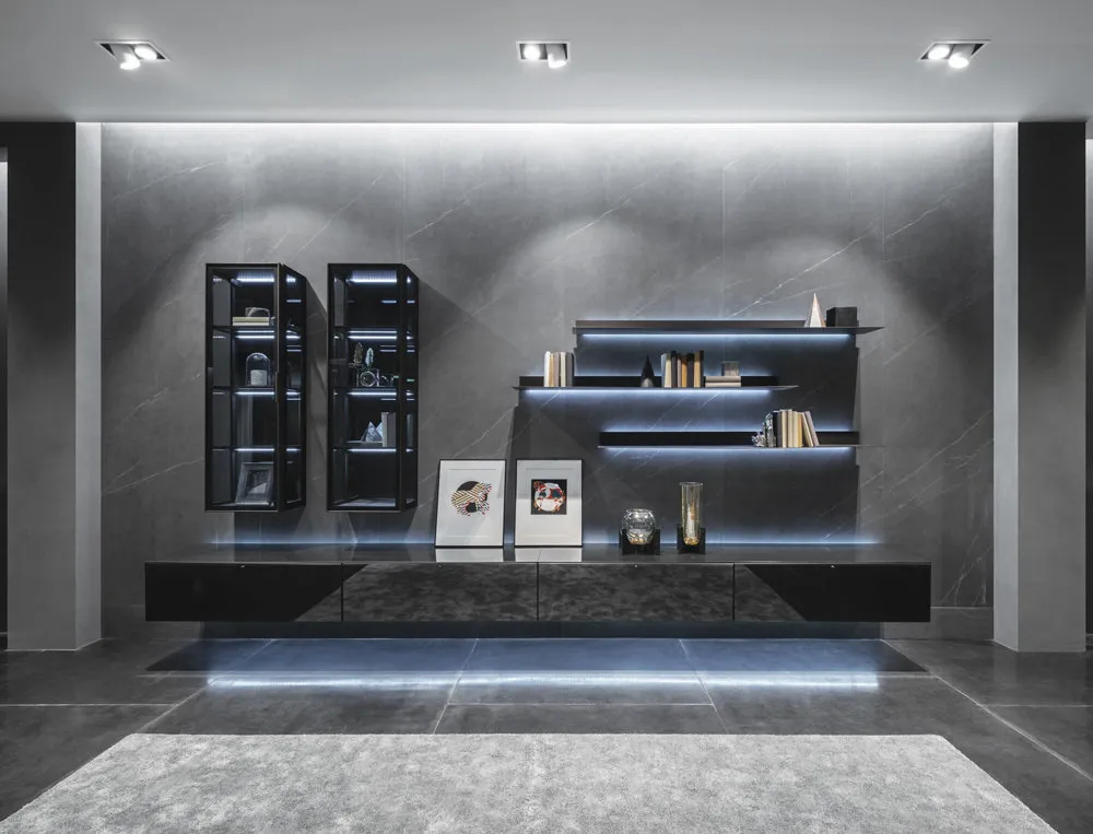 Foto: Küchen- und Esszimmer im skandinavischen Stil, Gid, farbige Türen, Innentüren, UNION, Türen und Möbel in einem Stil, glasene Garderoben, unsichtbare Türflügel, verborgene Türen – Foto auf unserer Website