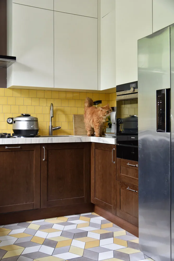 照片：现代风格厨房和餐厅，技巧，奥尔加·沙波瓦洛娃，厨房，现代厨房趋势与反趋势，厨房设计，趋势，塔季扬娜·别兹韦尔赫亚，鲁斯兰·普罗先宁，尤莉亚·巴宾采娃 – 我们网站上的照片