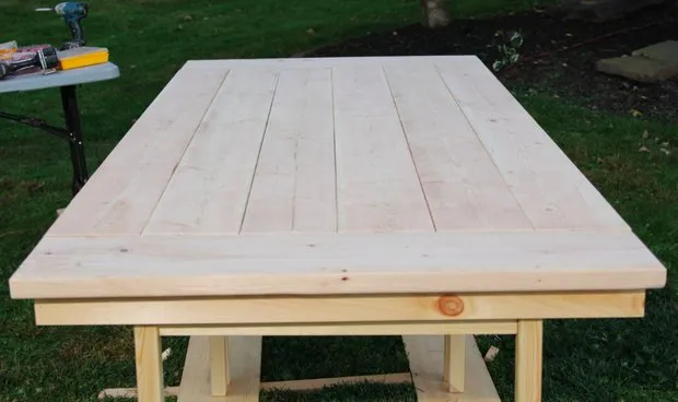 Photo: farmhouse style, DIY, IKEA, IKEA furniture in interior, dining table decor – photo on our website