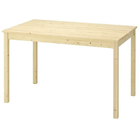 Photo: farmhouse style, DIY, IKEA, IKEA furniture in interior, dining table decor – photo on our website